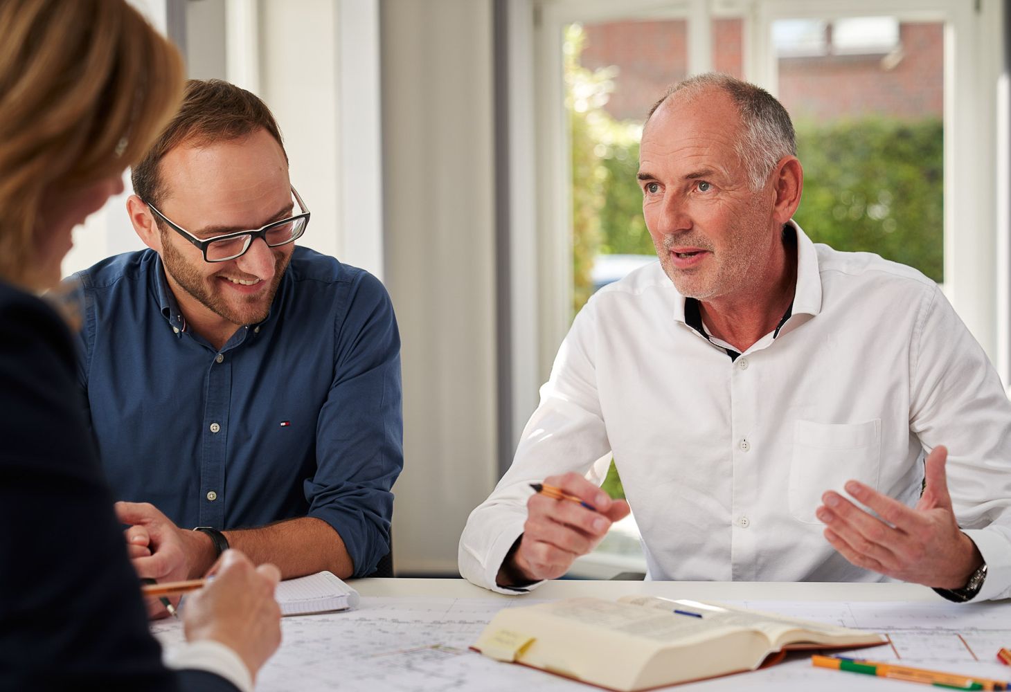Corporatefotografie bei einem Teammeeting mit der Geschäftsführung