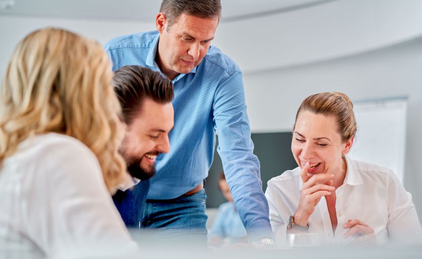 Corporatefotografie - Businessmeeting eines Teams